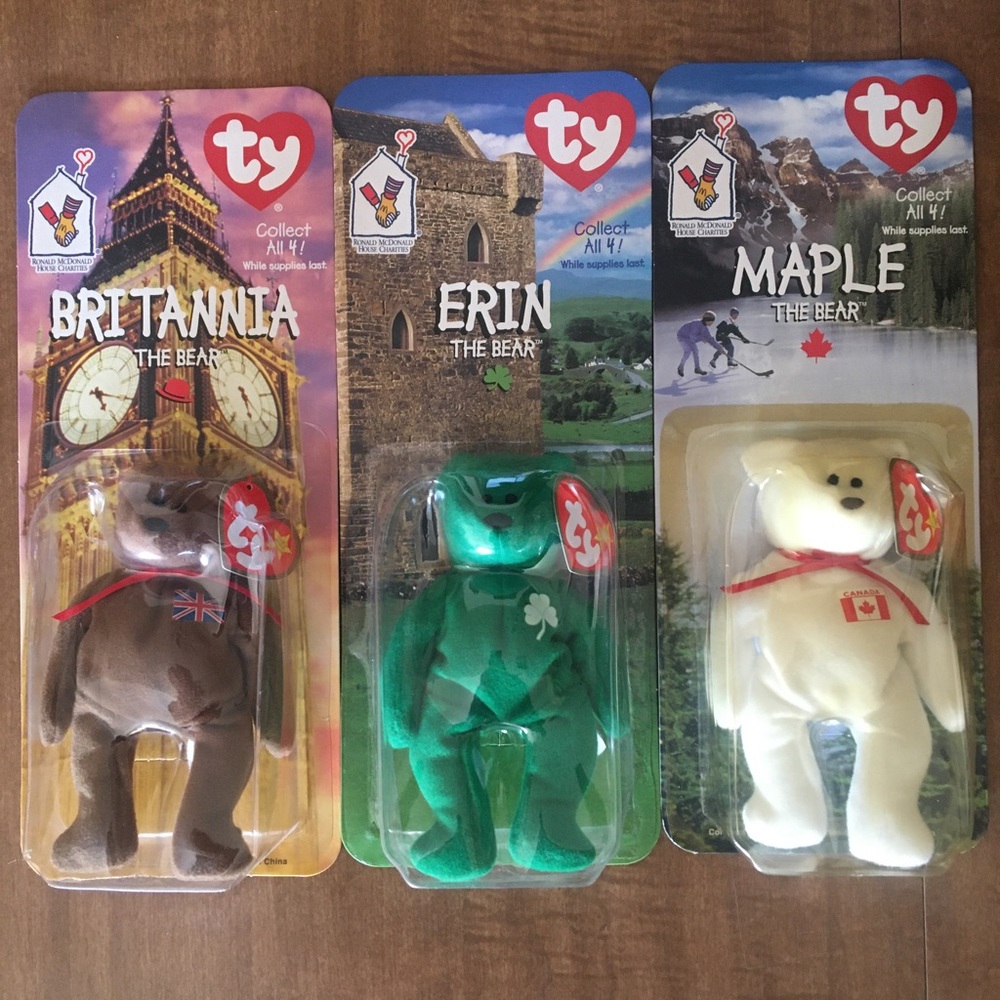 New! Still in the box McDonalds TY Beanie Babies